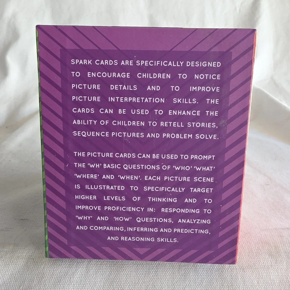SPARK Cards SLP Sequencing Picture 48 Cards Language Improvement. New Open Box
